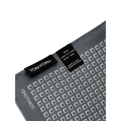 Tom Ford Green Silk Pocket Square