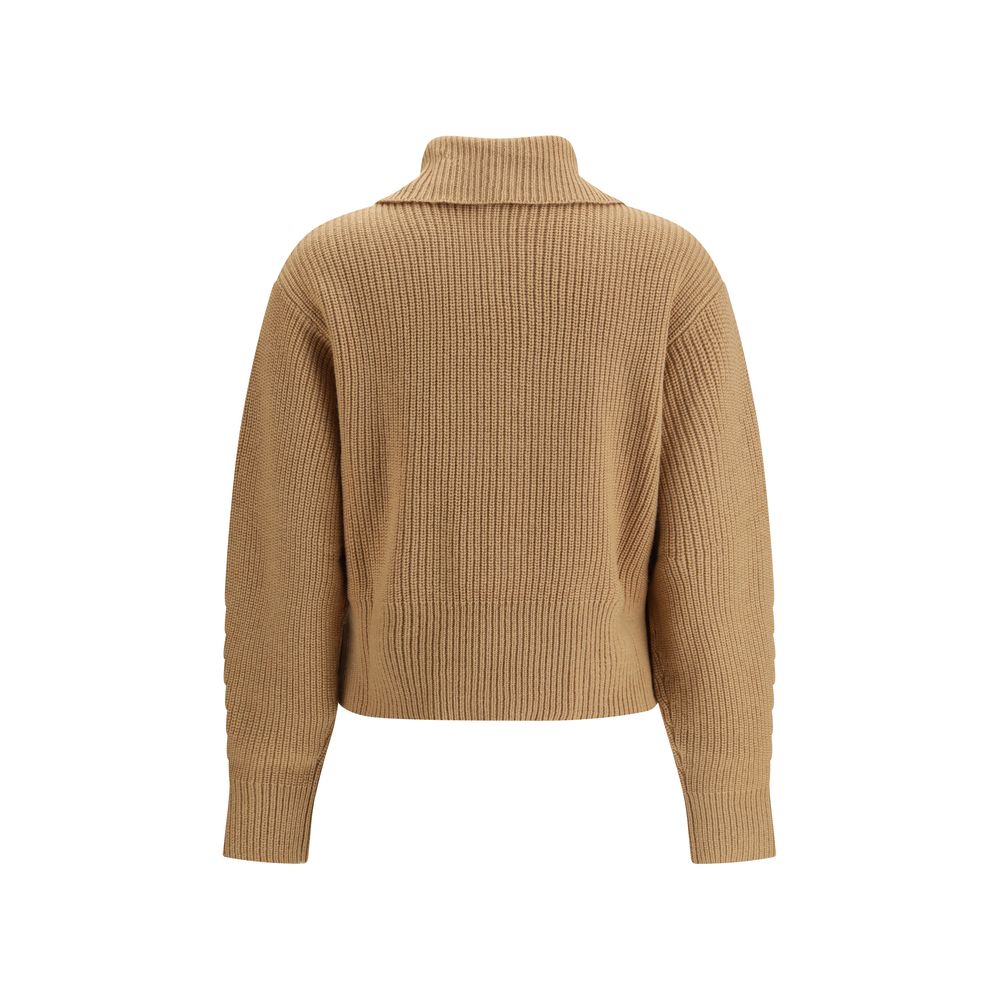 Max Mara Brown Wool Sweatshirt