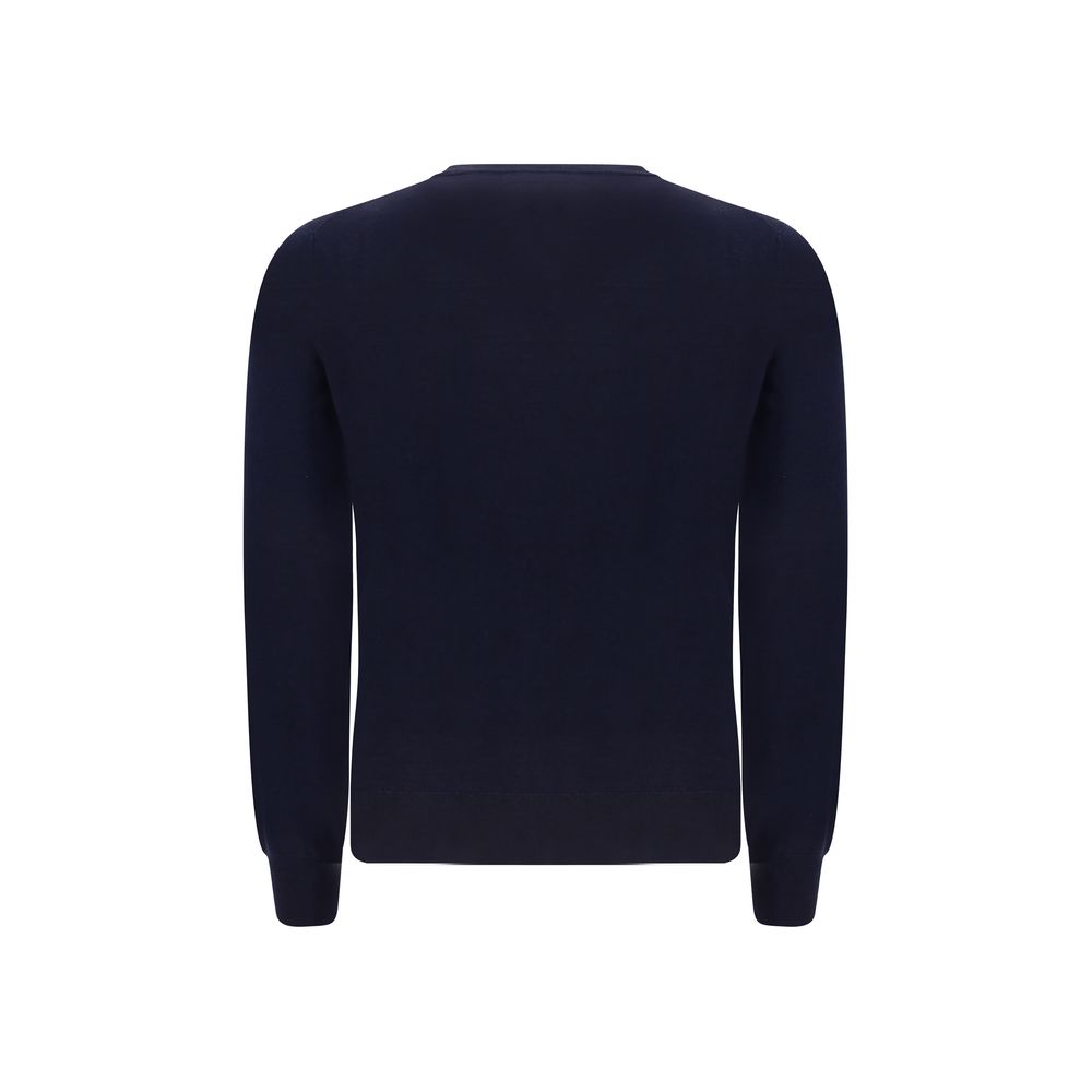 Brunello Cucinelli Blue Fleece Wool Sweatshirt 1728,72470364320,Blue,Brunello Cucinelli,Clothing,IT56 | 3XL,Men,New with tags,Sweaters - Clothing,Sweatshirts - Sweaters - Clothing