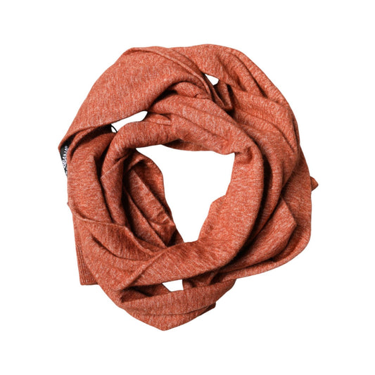 Dolce & Gabbana Orange Silk Cashmere Neck Wrap Shawl Scarf