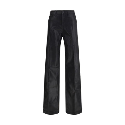 L'Agence Black Cotton Jeans Denim