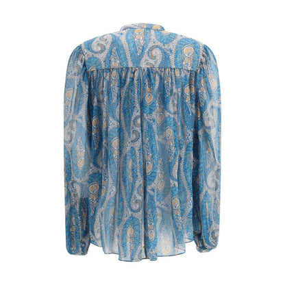 Etro Multicolor Silk Pattern Shirt 1728,72470364320,Clothing,Etro,IT40 | M,Multicolor,New with tags,Pattern - Shirts - Clothing,Shirts - Clothing,Women