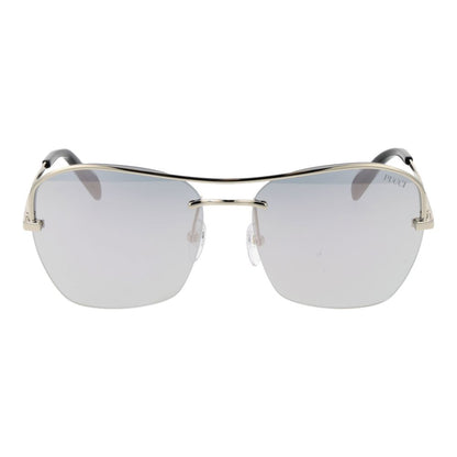 Emilio Pucci Silver Metal Sunglasses