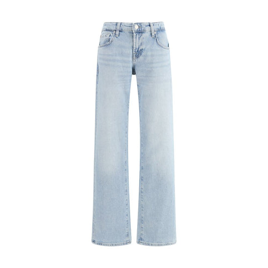 7FOR Blue Cotton Straight-Leg Jeans 1728,26,28,72470364320,7FOR,Blue,Clothing,Jeans Denim - Clothing,New with tags,Straight-Leg Jeans - Jeans Denim - Clothing,W29,Women