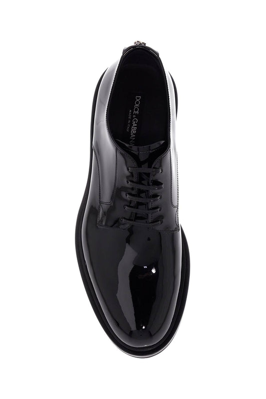 Dolce & Gabbana lace-up patent leather derby Lace-ups Dolce & Gabbana