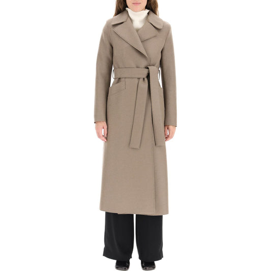 Harris Wharf London long pressed wool coat Jackets Harris Wharf London