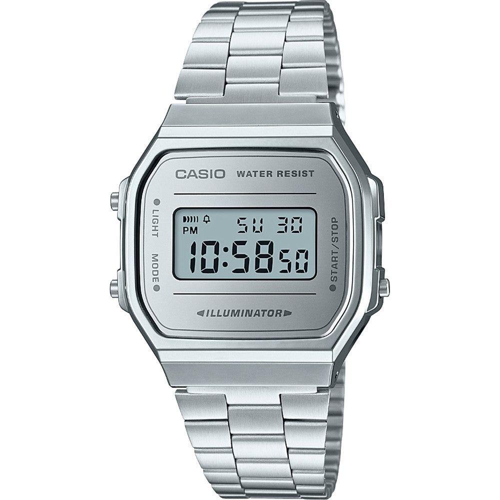 CASIO VINTAGE Mod. ICONIC - ALL SILVER WATCHES CASIO COLLECTION & VINTAGE