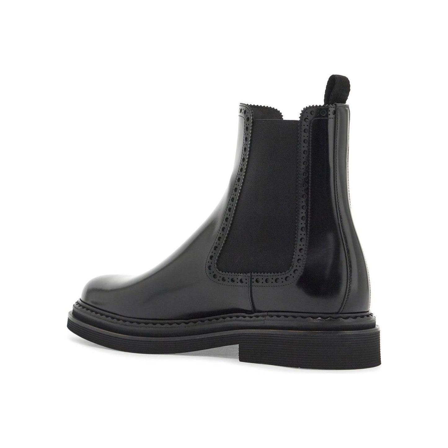 Dolce & Gabbana brushed leather chelsea ankle boots Boots Dolce & Gabbana