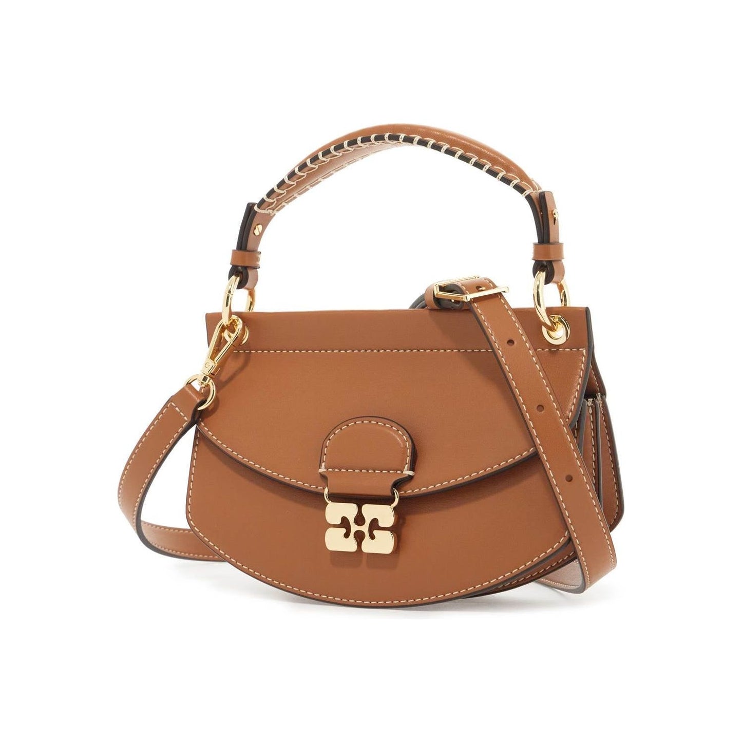 Ganni The Apo-G handbag Brown Handbag Ganni