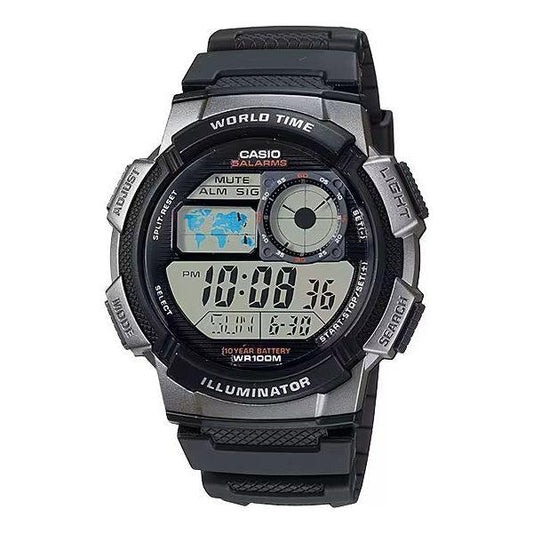 CASIO Mod. WORLD TIME ILLUMINATOR - 5 Alarms, 10 Year battery WATCHES CASIO