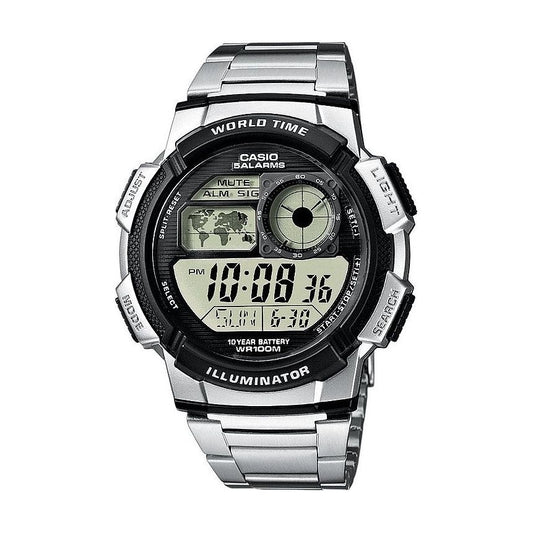 CASIO Mod. WORLD TIME ILLUMINATOR - 5 Alarms. 10 Year battery WATCHES CASIO COLLECTION & VINTAGE