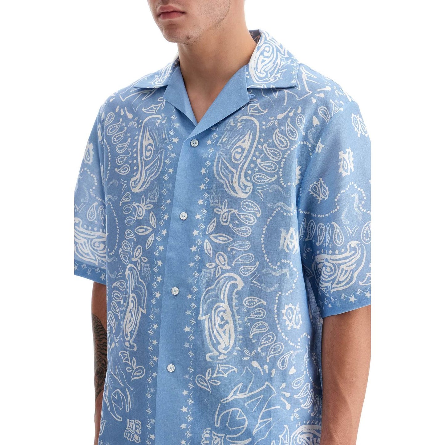 Amiri short-sleeved bandana water Shirts Amiri