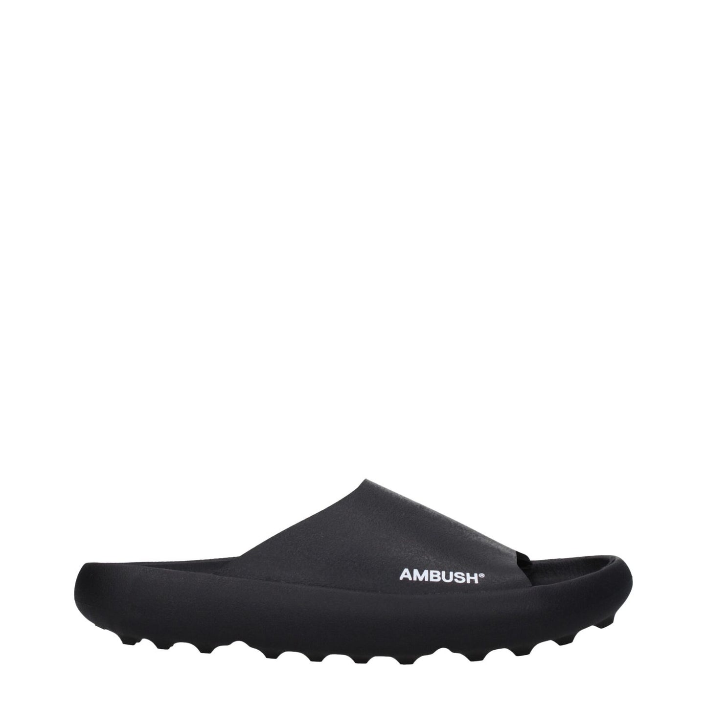 Ambush Black Cotton Slippers