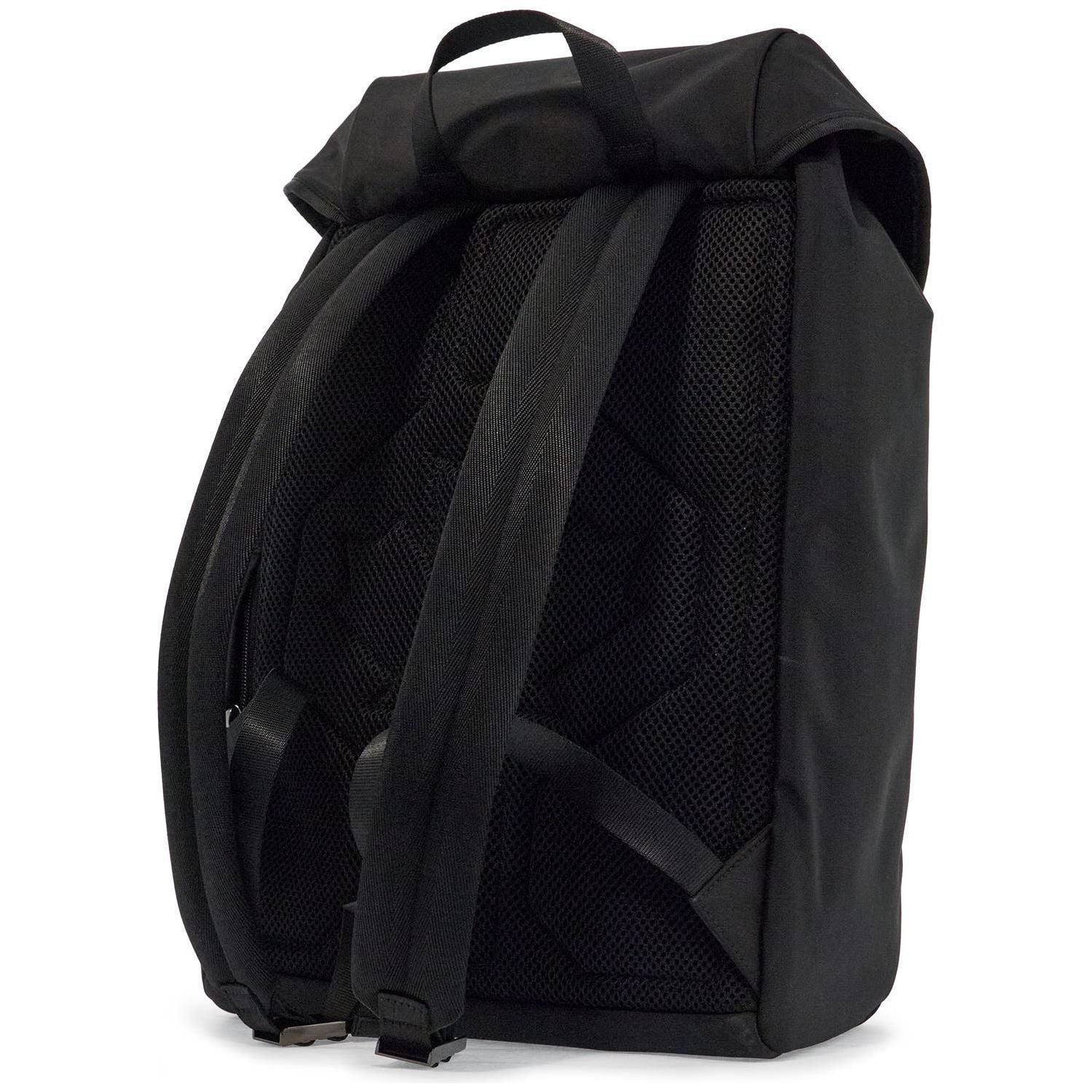 Front view with bag zipped and handles upright.