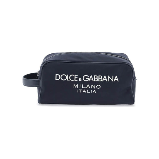 Dolce & Gabbana rubberized logo beauty case