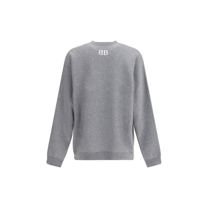Balenciaga Gray Cotton Sweatshirt Balenciaga