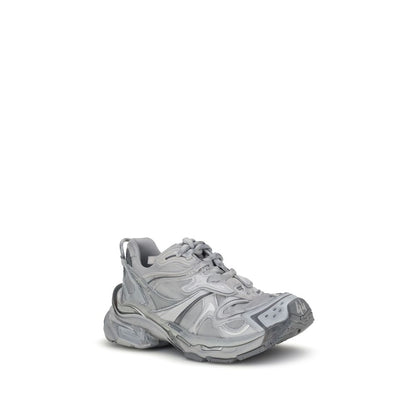 Balenciaga Gray Polyester Platform Sneakers Balenciaga