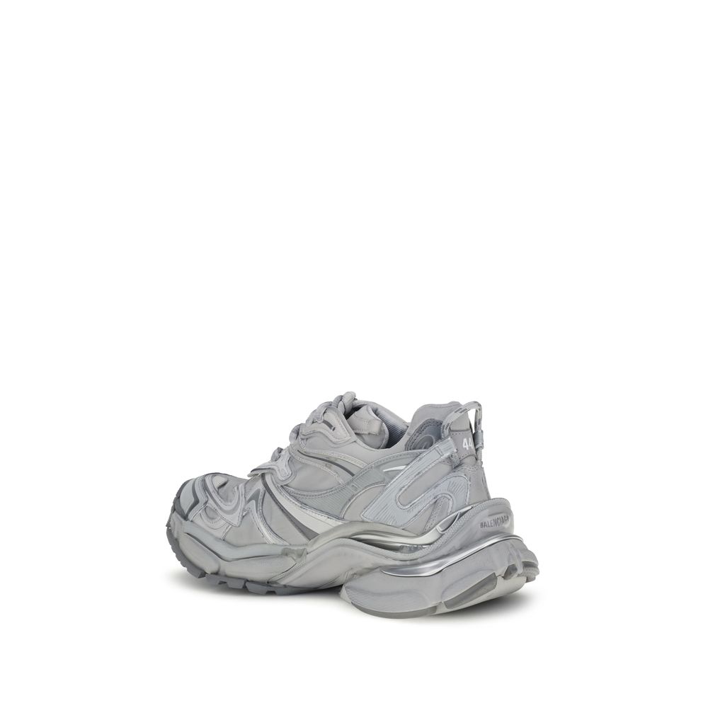 Balenciaga Gray Polyester Platform Sneakers Balenciaga