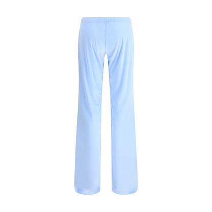 Balenciaga Light Blue Triacetate Casual Pants Balenciaga