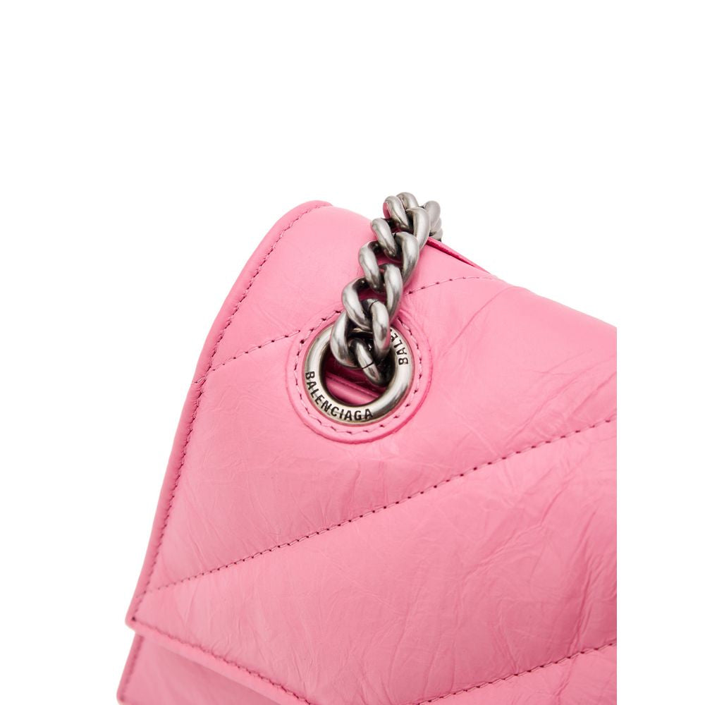 Balenciaga Pink Leather Shoulder Bag Balenciaga