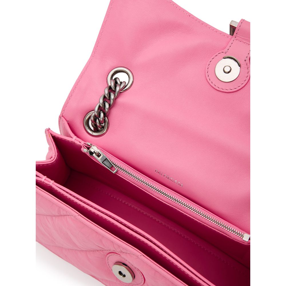 Balenciaga Pink Leather Shoulder Bag Balenciaga