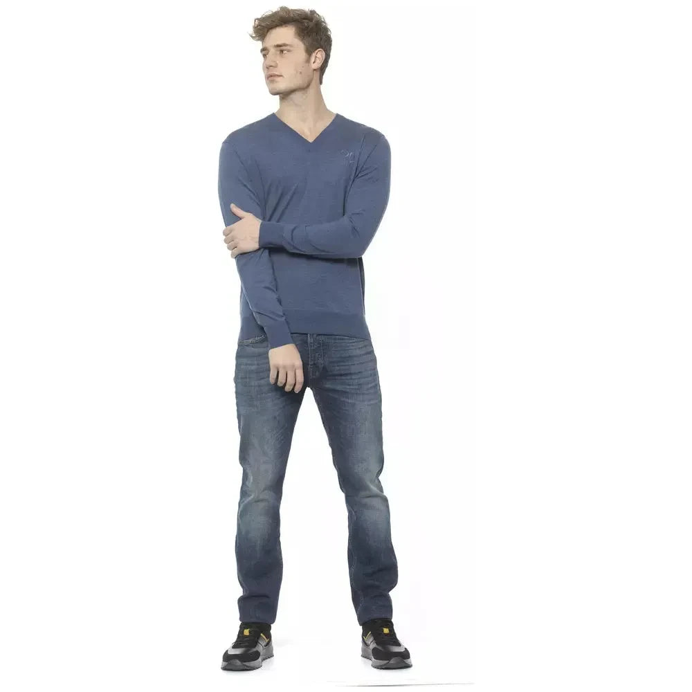 Billionaire Italian Couture Blue Cashmere Sweater