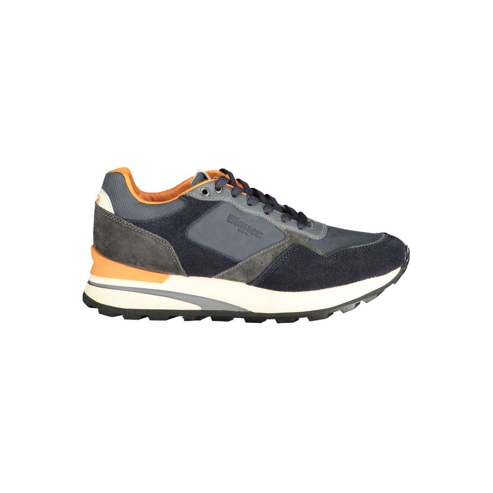 Blauer Blue Polyurethane Men Sneaker