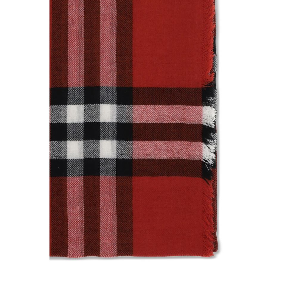 Burberry Red Wool Scarf