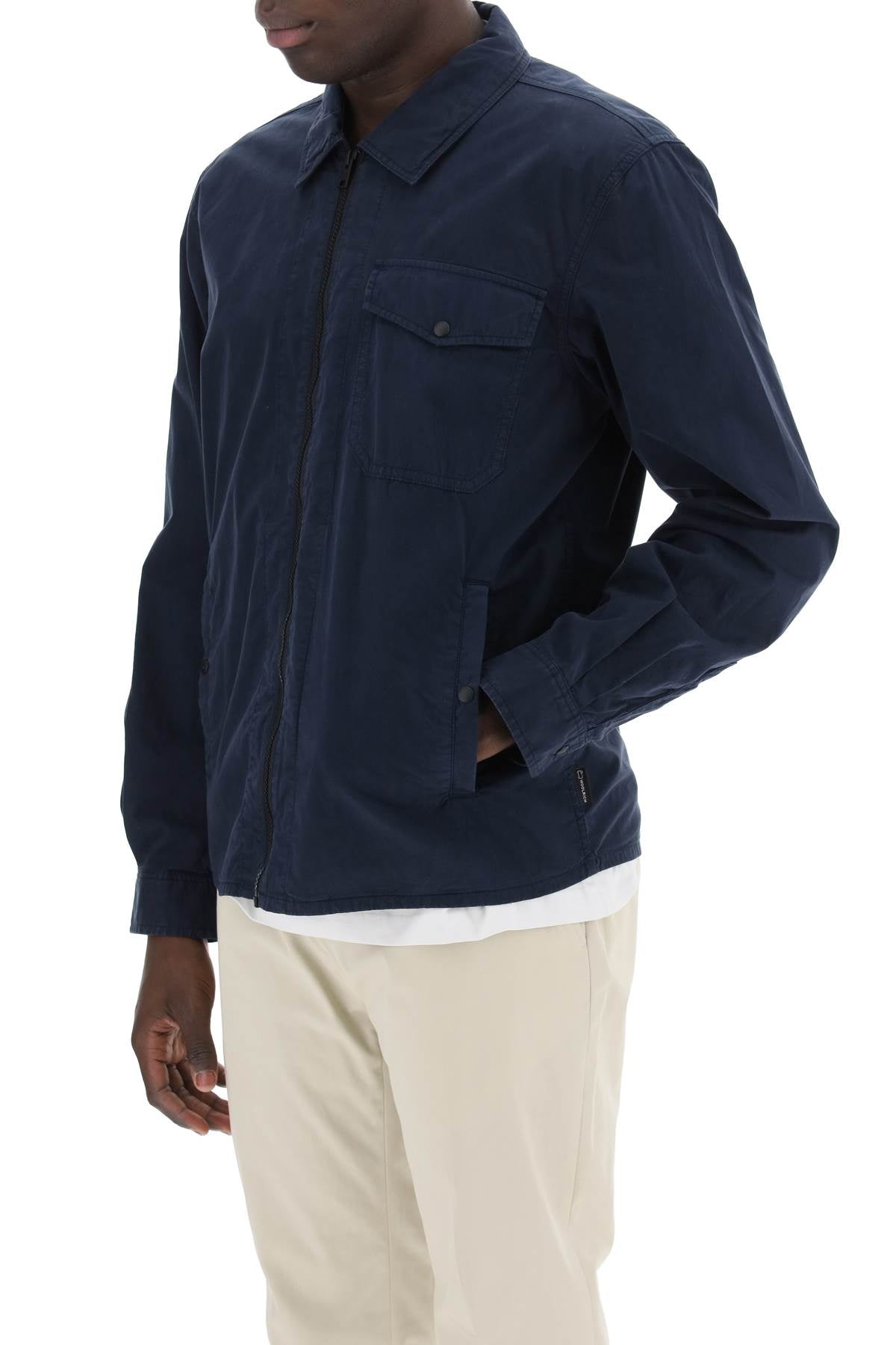 Woolrich cotton overshirt for Vests Woolrich