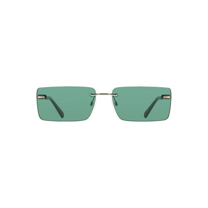 Calvin Klein Green Metal Women Sunglass