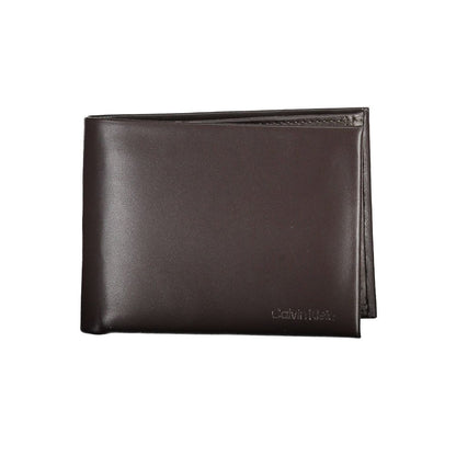 Calvin Klein Marrone Leather Men Wallet