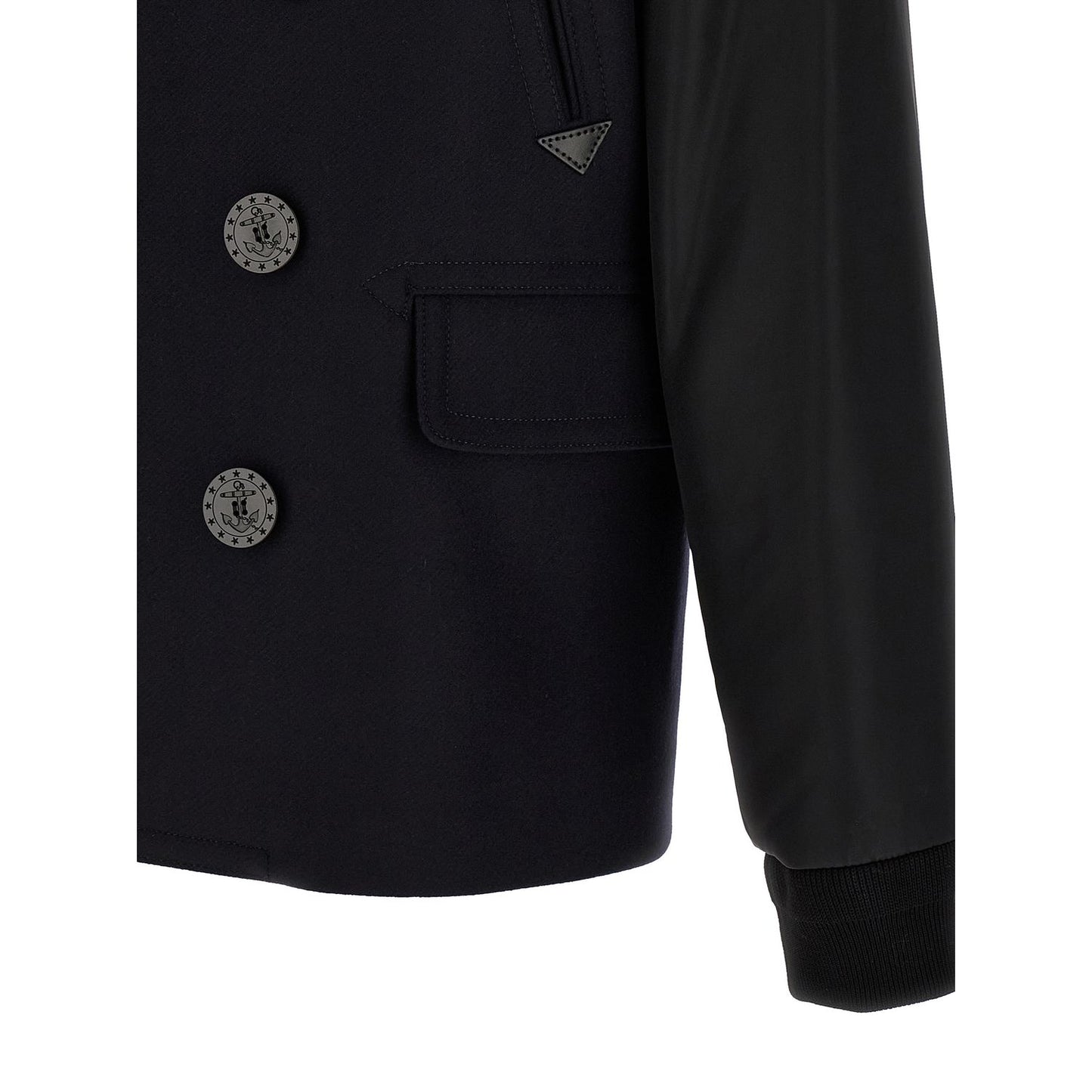 Dsquared² Blue Wool Coat