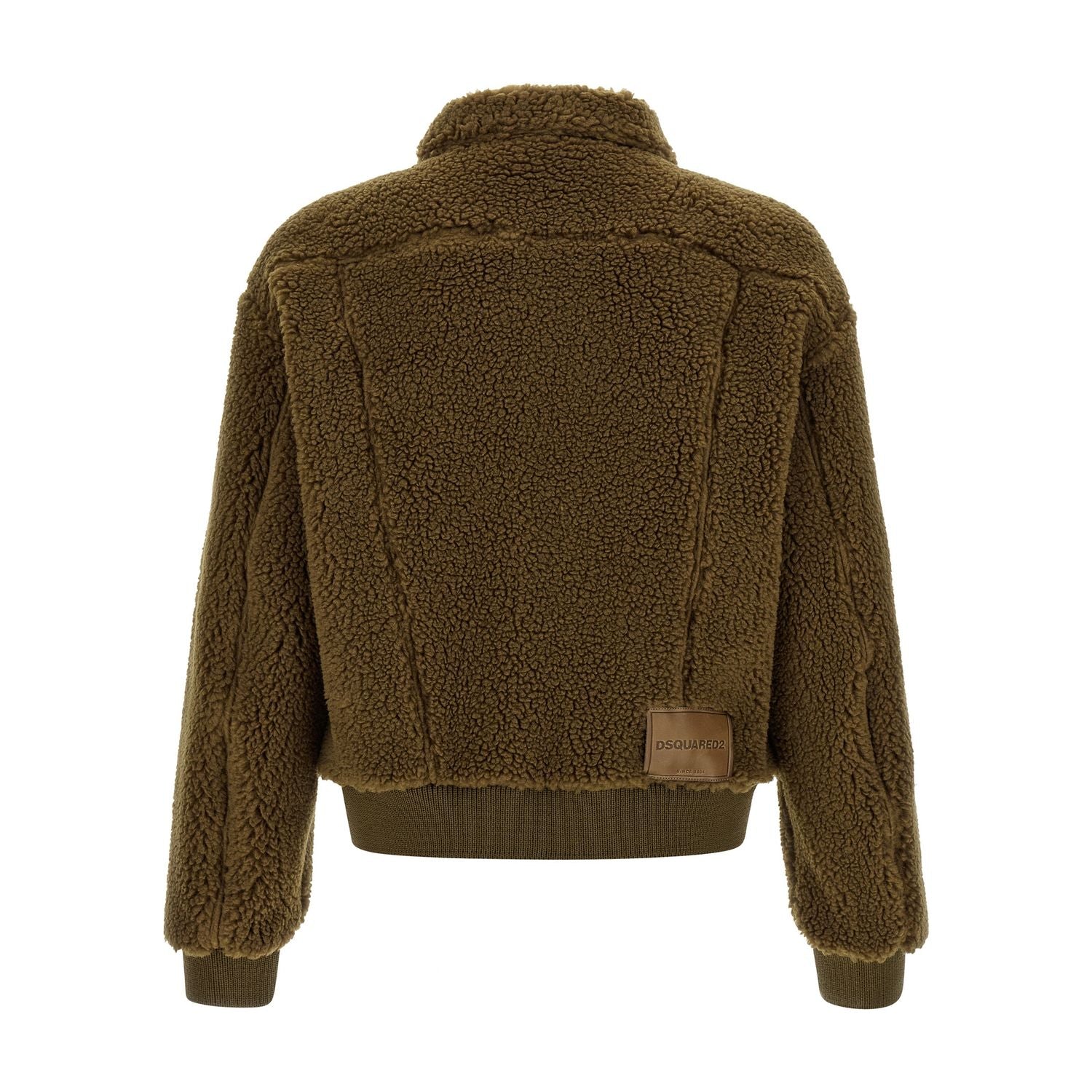 Dsquared² Brown Polyester Full-Length Jacket