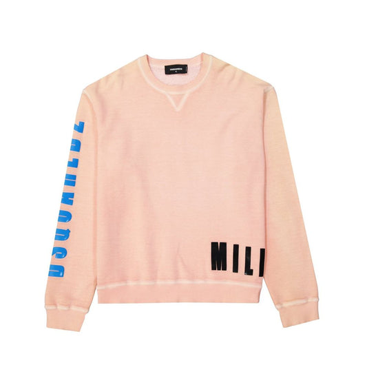 Dsquared² Orange Cotton Sweatshirt