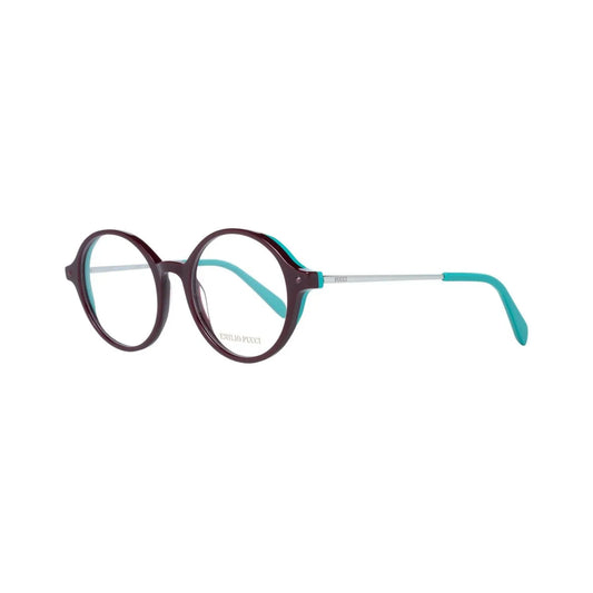 Emilio Pucci Burgundy Plastic Glasses (Frames) 1728,67400106144,Accessories,Burgundy,Emilio Pucci,Glasses (Frames) - Glasses and Sunglasses - Accessories,Glasses and Sunglasses - Accessories,New with tags,Women