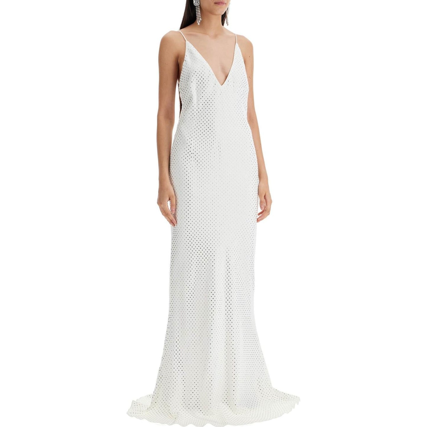 Alessandra Rich long cady slip maxi dress Dresses Alessandra Rich