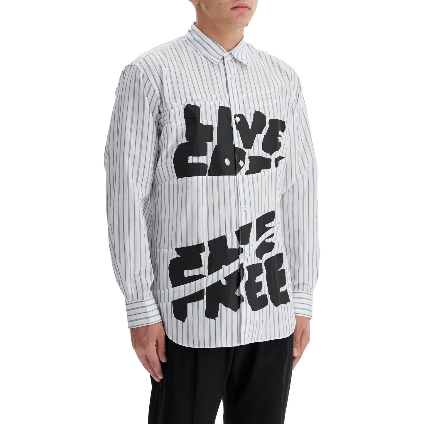 Comme Des Garcons Shirt 'live free printed shirt' Shirts Comme Des Garcons Shirt