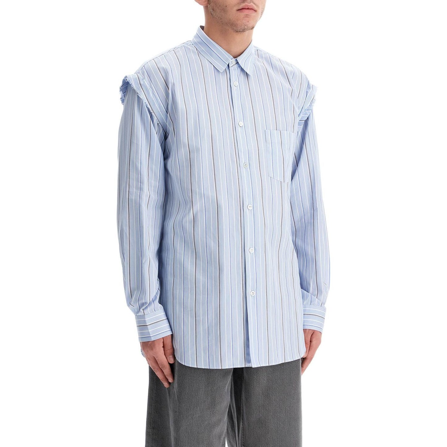 Comme Des Garcons Shirt striped shirt with pocket Shirts Comme Des Garcons Shirt