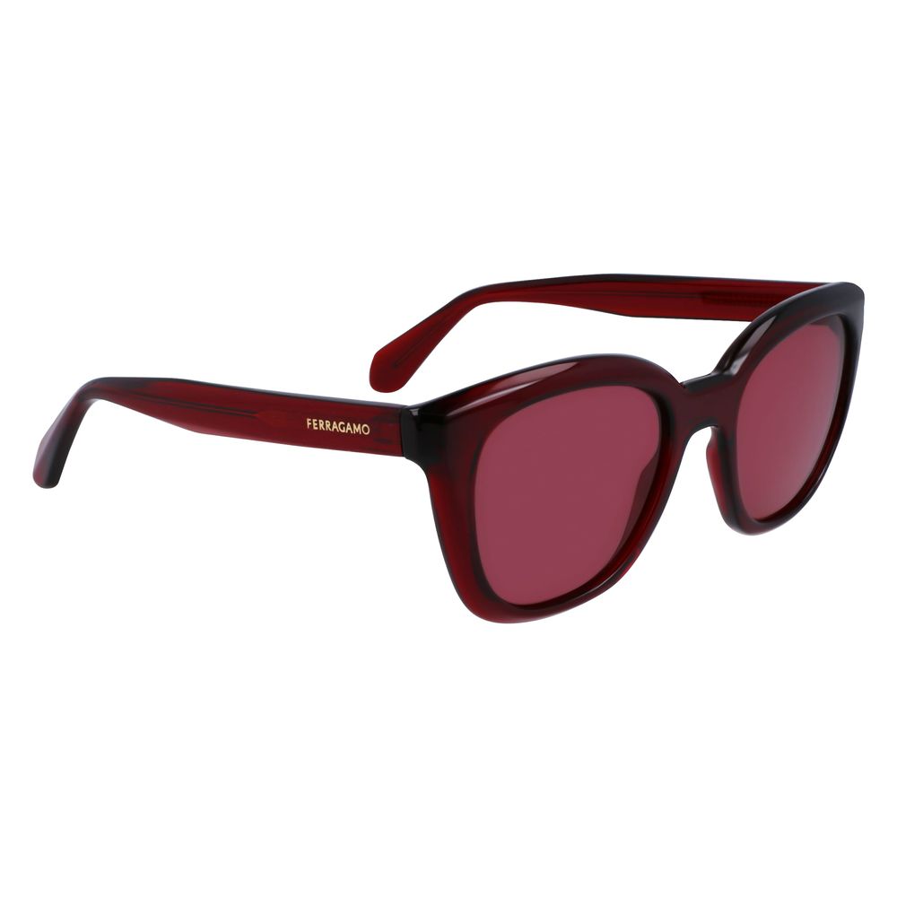Ferragamo Red Injected Sunglasses