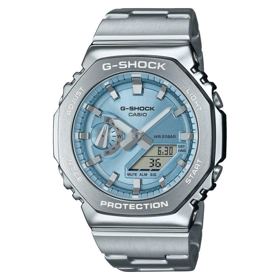 CASIO G-SHOCK Mod. OAK G-STEEL LIGHT BLUE WATCHES CASIO G-SHOCK