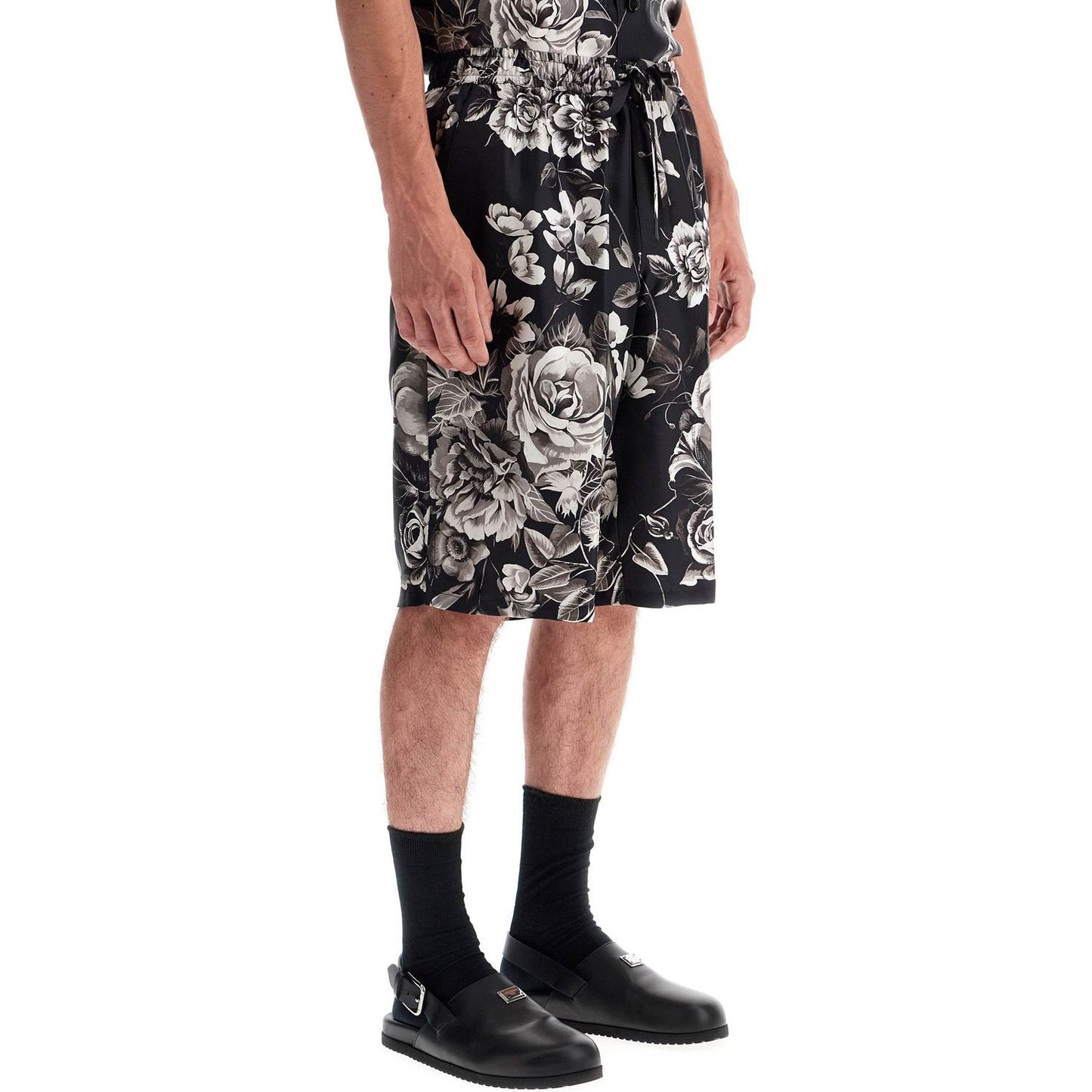 Dolce & Gabbana silk floral print bermuda shorts Short trousers Dolce & Gabbana