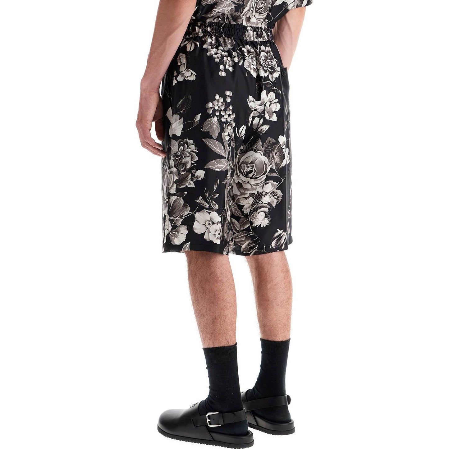 Dolce & Gabbana silk floral print bermuda shorts Short trousers Dolce & Gabbana