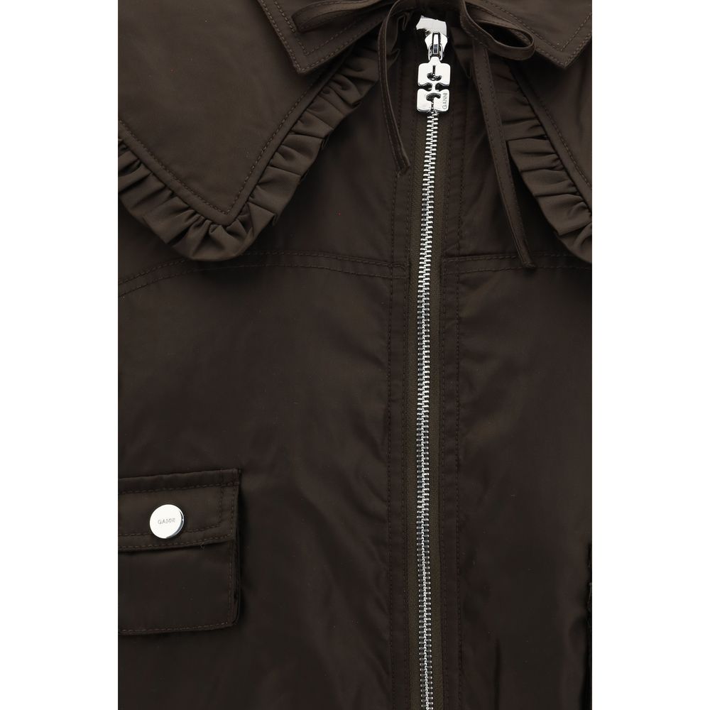 Ganni Bicolor Polyamide Bomber 1728,72470364320,Bicolor,Bombers - Jackets & Coats - Clothing,Clothing,Ganni,IT36 | XS,IT38 | S,IT40 | M,Jackets & Coats - Clothing,New with tags,Women