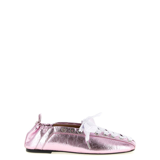 Ganni Multicolor Polyethylene Ballet Flats