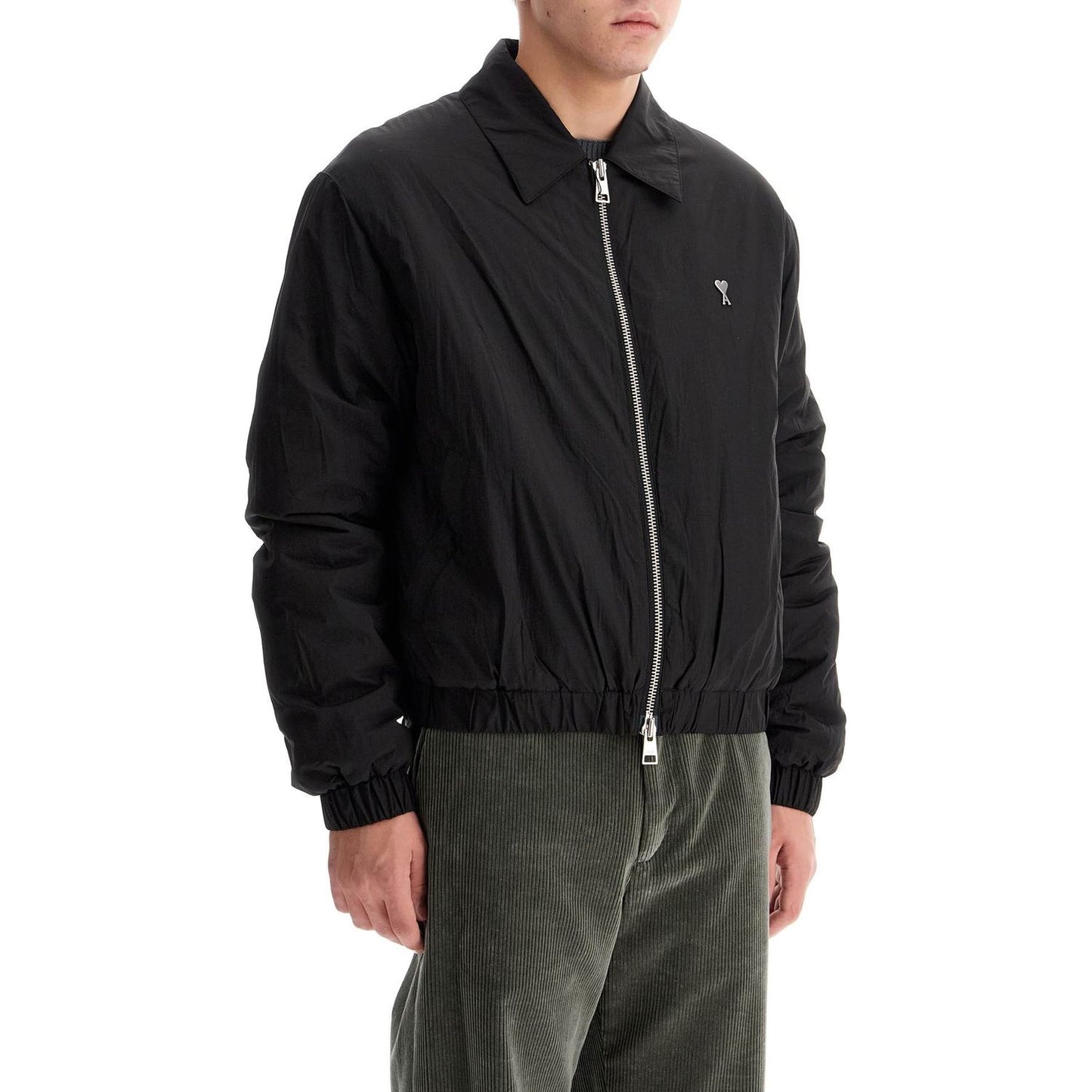 Ami Alexandre Matiussi crumpled canvas bomber jacket Jackets Ami Alexandre Matiussi