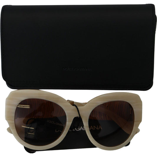 Beige Chic Acetate Women's Sunglasses