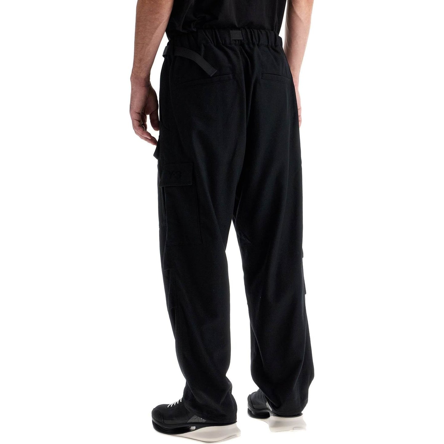 Y-3 flannel cargo pants for men Trousers Y-3