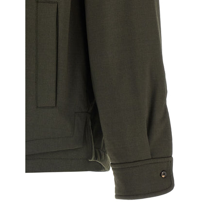 Jacquemus Bicolor Virgin Wool Shell Jacket