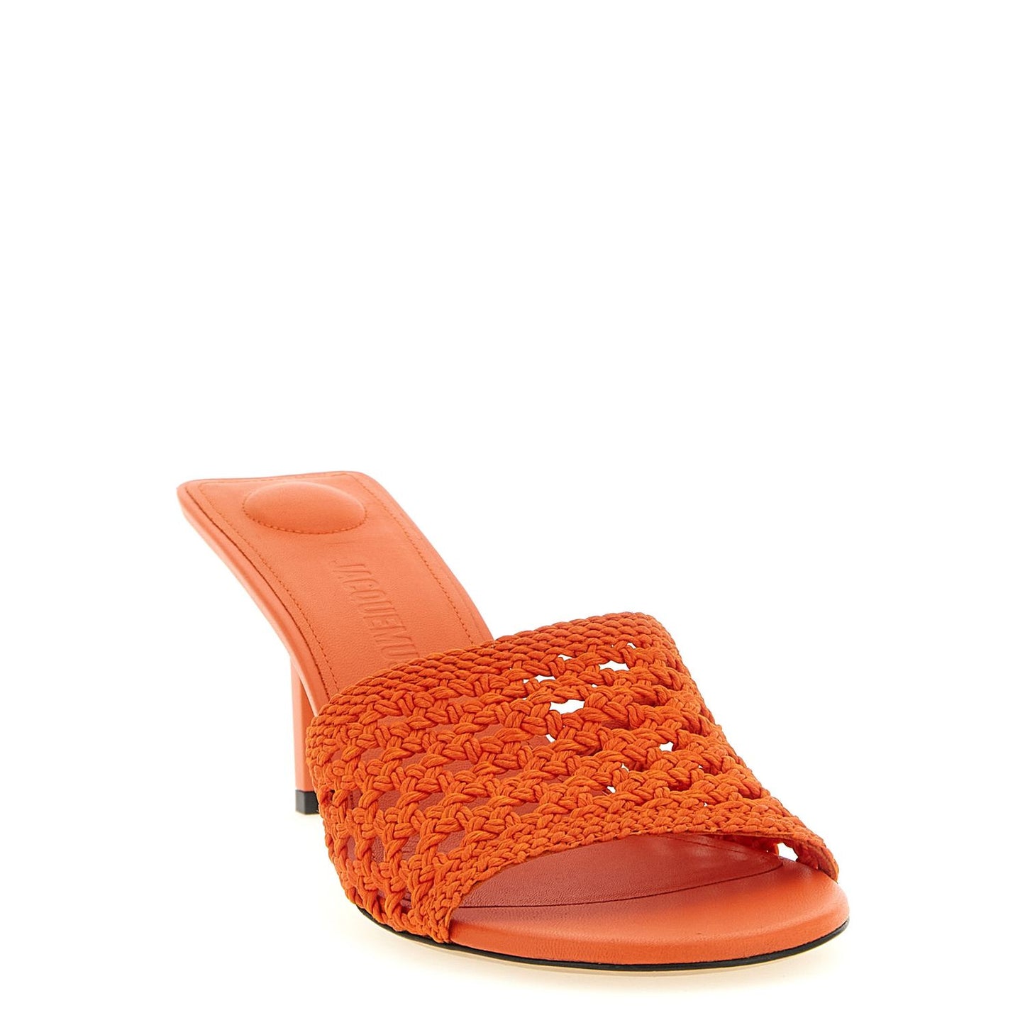 Jacquemus Orange Polyester Platform Sandals