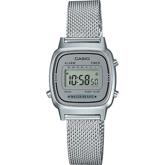 CASIO VINTAGE Mod. ICONIC MINI STEEL SILVER MESH WATCHES CASIO EU